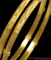 BR1914-2.4 Size  2 Gram Gold Thin Bangles Design Forming Collections