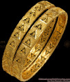 BR1926-2.10 Size Gold Plated Bangles Broad Arrow Designer Collection