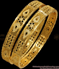 BR1927-2.4 Size Unique Designer Collection Gold Covering Bangles BR1927-2.4 Size Unique Designer Collection Gold Covering Bangles