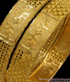 BR1928-2.10 Size Broad One Gram Gold Bangles Designer Collections