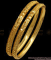 BR1937-2.6 Size Stylish Gold Plated Bangles Light Weight Collections