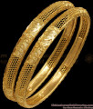 BR1958-2.6 Size One Gram Gold Bangles Collection for Daily Use
