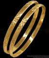 BR1964-2.8 Traditional Daily Wear Impon Bangle Leaf Design