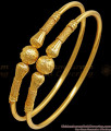 BR1994-2.8 Size One Gram Gold Bangle Ball Design Daily Wear