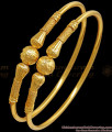 BR1994-2.4 Size One Gram Gold Bangle Ball Design Daily Wear