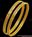 BR1999-2.6 Size Simple Daily Wear Gold Plated Bangle For Women