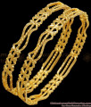 BR2001-2.10 Size One Gram Gold Neli Bangles Daily Use Guarantee Jewelry