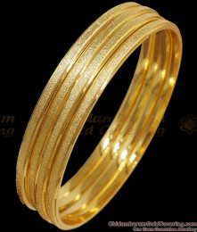 BR2005-2.6 Size Set Of Four Gold Plated Bangle Daily Wear Shop Online