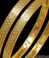 BR2012-2.6 Size One Gram Gold Bangles Box Design Shop Online