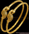 BR2015-2.6 Size Gold Bangle Peacock Design Bridal Collection