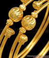 BR2023-2.10 Latest One Gram Gold Bangles Balls Design 3 Layer