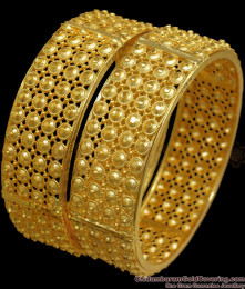 BR2040-2.6 Gold Kada Bangles Design Bridal Collection
