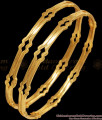BR2045-2.4 Five Metal Original Impon Bangle Gold Trendy Designs