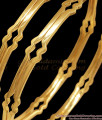 BR2045-2.4 Five Metal Original Impon Bangle Gold Trendy Designs