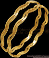 BR2050-2.10 Premium Zig Zag Two Line Impon Bangle Daily Wear