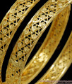 BR2062-2.6 Size Set Of Two 1 Gram Gold Bangle Heart Design Shop Online