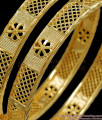 BR2064-2.4 Size Floral Pattern Gold Imitation Bangle Designs Online