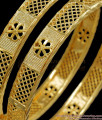 BR2064-2.10 Size Floral Pattern Gold Imitation Bangle Designs Online