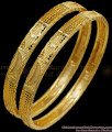 BR2065-2.4 Size Gold Plated Bangles Pirai Design Shop Online