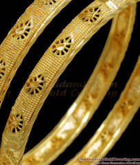 BR2076-2.4 Size Set Of 2 Daily Wear Gold Bangles Online Jewelry Collection BR2076-2.4 Size Set Of 2 Daily Wear Gold Bangles Online Jewelry Collection