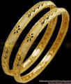 BR2077-2.4 Size Beautiful Gold Plated Bangles Bridal Wear Collections