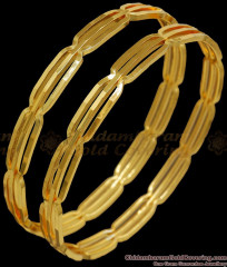 BR2133-2.10 Size Daily Wear Gold Bangle Simple Designs BR2133-2.10 Size Daily Wear Gold Bangle Simple Designs
