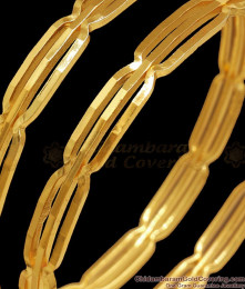 BR2133-2.10 Size Daily Wear Gold Bangle Simple Designs BR2133-2.10 Size Daily Wear Gold Bangle Simple Designs