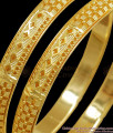 BR2134-2.4 Size Stylish Kerala Design Gold Bangle Bridal Collections