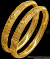 BR2138-2.8 Size Set of Two South Indian Gold Plated Bangles Collections