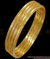 BR2140-2.6 Size Set of 4 One Gram Gold Bangles For Daily Use