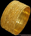 BR2145-2.10 Size Non Guarantee 12 Pieces Designer Gold Bangles Collections