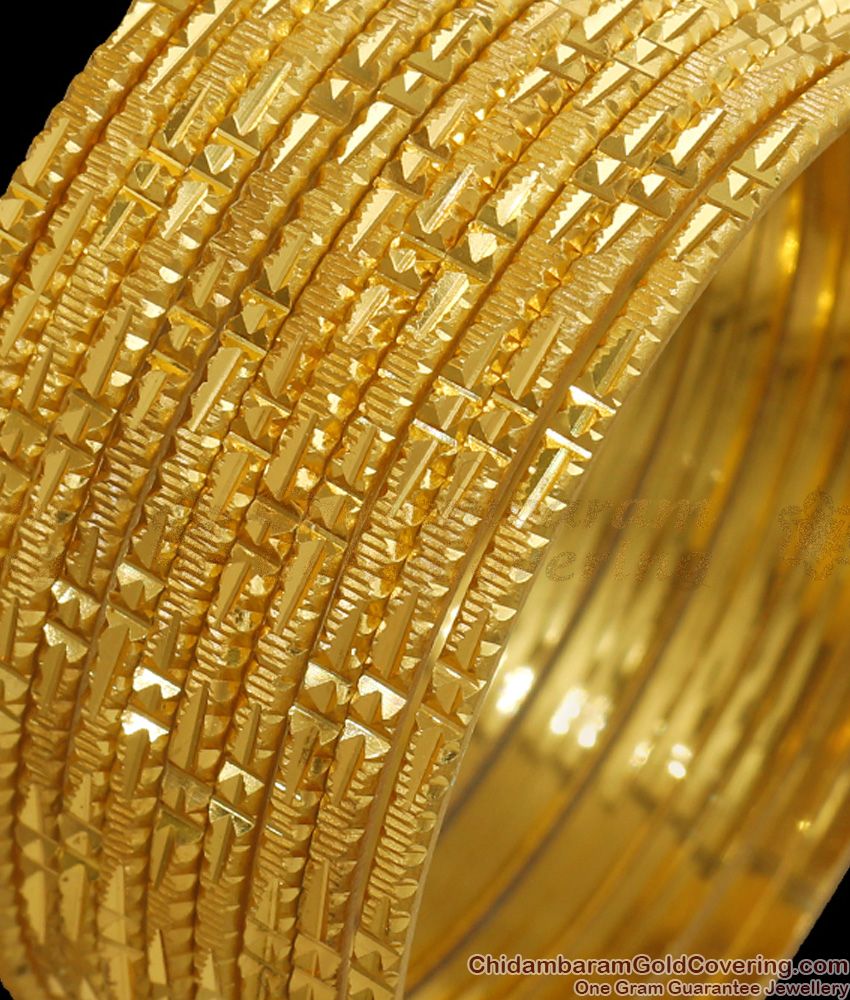 BR2145-2.6 Size Non Guarantee 12 Pieces Designer Gold Bangles Collections