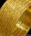 BR2146-2.10 Size Non Guarantee Thin 1 Gram Gold Bangles 12 Piece Full Hand Jewelry