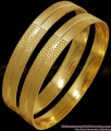 BR2159-2.4 Size Latest Design 1 Gram Gold Bangle Regular Wear Collections