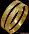 BR2159-2.6 Size Latest Design 1 Gram Gold Bangle Regular Wear Collections