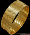 BR2162-2.6 Size Set of 4 One Gram Gold Bangles Womens Bridal Fashion Collections