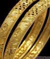 BR2170-2.6 Size Real Gold Tone Bangle Designs Bridal Collections For Womens
