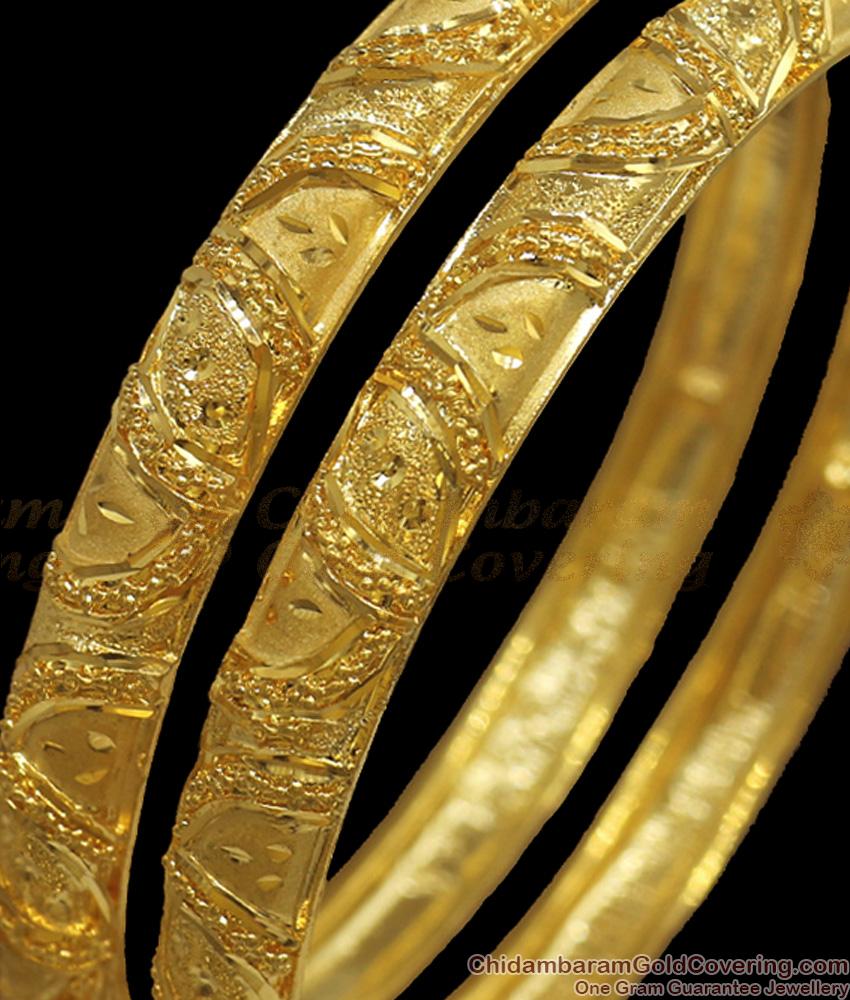 BR2175-2.4 Size Latest Bridal Forming Two Gram Gold Bangle Designs For Women