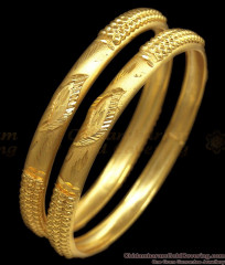 BR2181-2.4 Size New Arrival Two Gram Gold Bangles Design For Womens Bridal BR2181-2.4 Size New Arrival Two Gram Gold Bangles Design For Womens Bridal