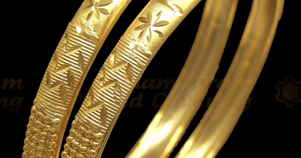 BR2185-2.8 Size Trendy One Gram Gold Bangles Collections Daily Use