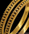 BR2186-2.4 Latest Karugamani Gold Beads Design Bangles For Womens Fashions