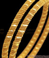 BR2190-2.6 Size Spiral Thick Gold Plated Bangles Daily Wear Collections BR2190-2.6 Size Spiral Thick Gold Plated Bangles Daily Wear Collections