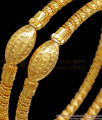 BR2201-2.4 Size Stylish Kada Type Gold Plated Bangles Set Of Two