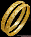 BR2204-2.4 Size Latest 2 Gram Gold Bangles Bridal Forming Jewelry