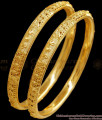 BR2242-2.8 Set Of Two One Gram Gold Bangles Daily Use Collections
