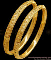 BR2242-2.10 Set Of Two One Gram Gold Bangles Daily Use Collections