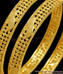 BR2247-2.8 Set Of Two Premium Gold Plated Bangle Bridal Wear Collections BR2247-2.8 Set Of Two Premium Gold Plated Bangle Bridal Wear Collections