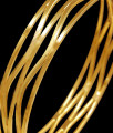 BR2254-2.4 Size Screw Type One Gram Gold Neli Bangle Designs Shop Online