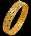 BR2255-2.6 Size One Gram Gold Neli Bangles Screw Type Kada Designs