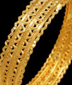 BR2255-2.4 Size One Gram Gold Neli Bangles Screw Type Kada Designs